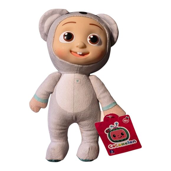 Jazwares Other - Cocomelon JJ KOALA BEAR COSTUME PLUSH 8" Figure Doll Soft Body Plastic Head New